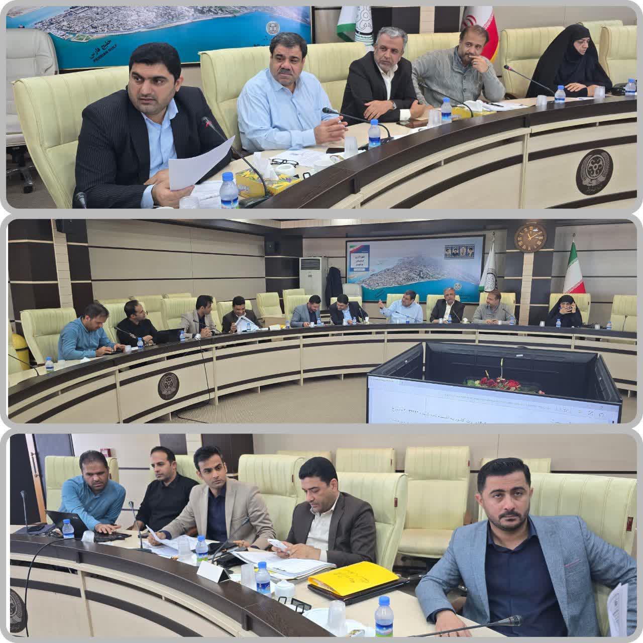 نشست  کمیسیون برنامه ،  بودجه و حقوفی شورا