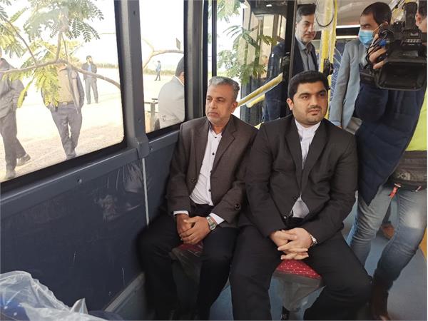 با ورود اتوبوس های جدید به ناوگان حمل و نقل عمومی شهر؛ وعده رییس شورای شهر بوشهر محقق شد